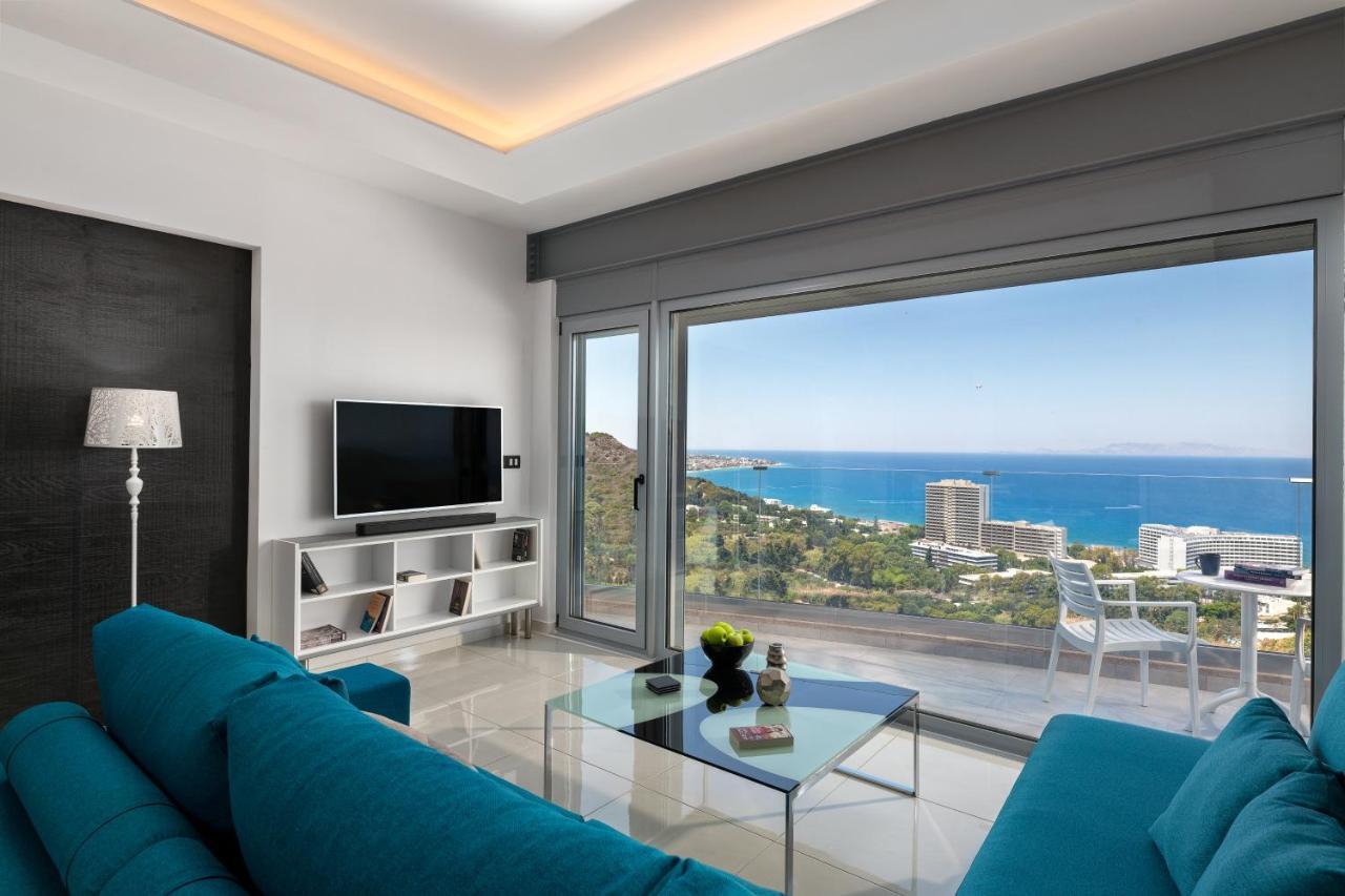 Rhodes Skyline Suites Ixia  Dış mekan fotoğraf